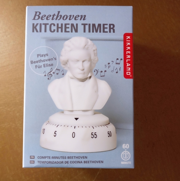 Beethoven Kitchen Timer KIKKERLAND Music Chime “Für Elise” - Picture 4 of 11